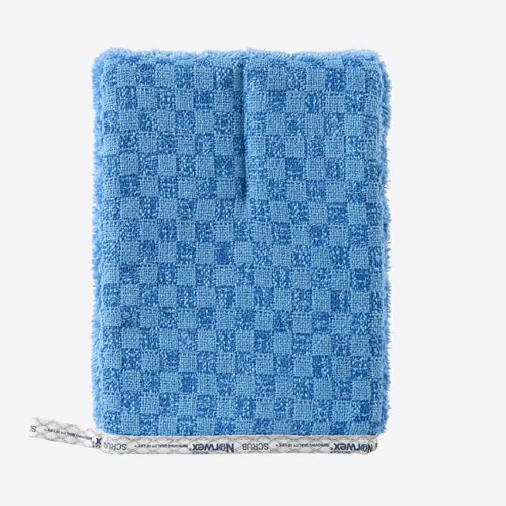 Norwex Bathroom Scrub Mitt Blue NWOT